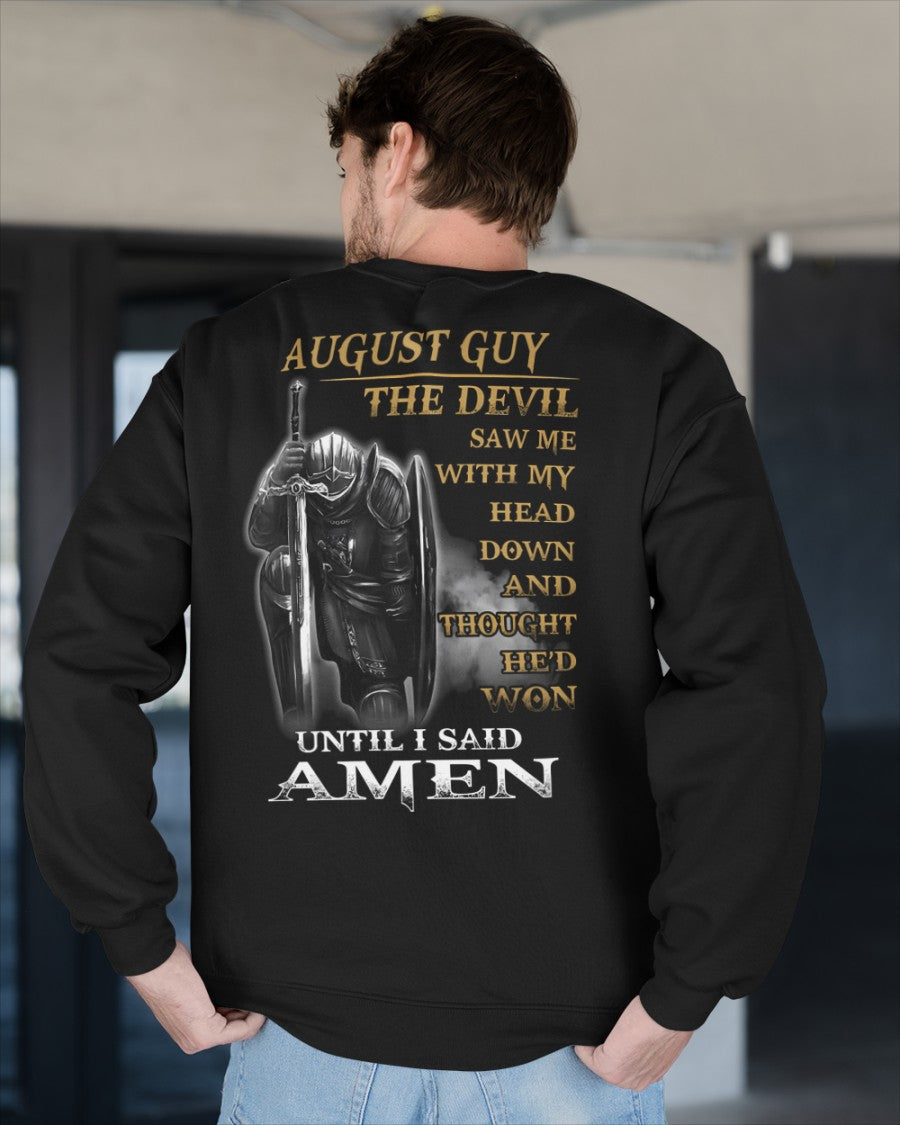 August Guy Faith Warrior Tee - The Perfect T-Shirt For You DTSM08 (SKU07-75-08)