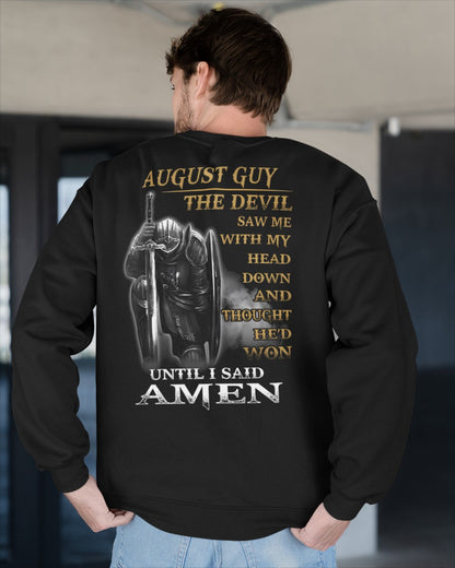 August Guy Faith Warrior Tee - The Perfect T-Shirt For You DTSM08 (SKU07-75-08)