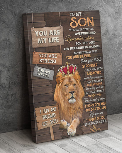 To My Daughter From Mom Canvas (SKUC07-21)