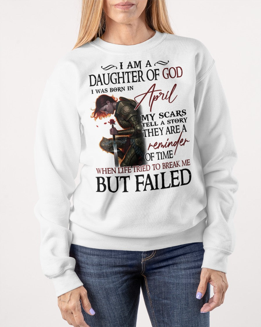 April Daughter Of God - Perfect T-Shirt For You DTSM04 (SKU07-97-04)
