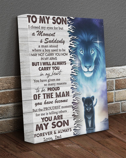 To My Son From Dad Canvas (SKUC07-13)
