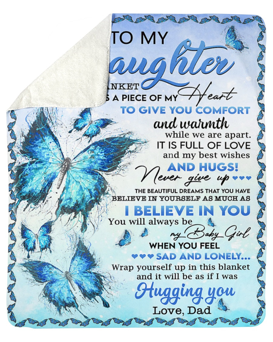 Special blanket for Daughter - From Dad blanket