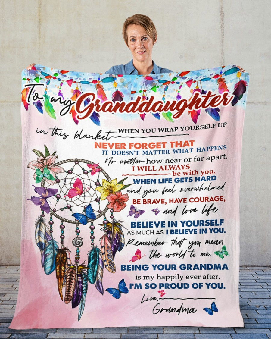 Special gift for your granddaughter from grandma Blanket