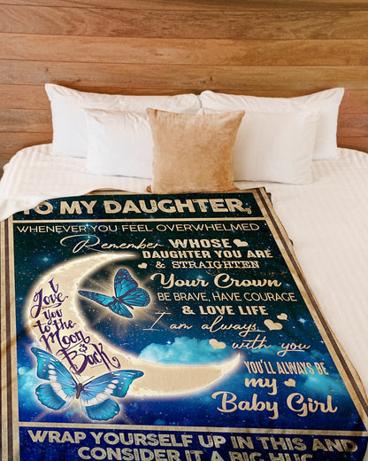 Special Gift For Your Daughter Blanket - From Mom (SKUB09-39)