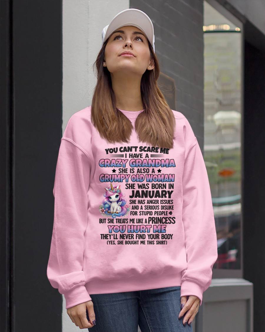 JANUARY - YOU CAN'T SCARE ME - GIFT FROM GRANDMA - NTTD01 (SKU09-106-01)