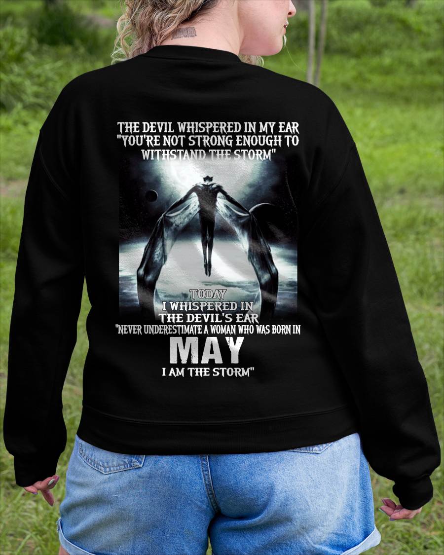 May - The Devil Whispered In My Ear - T-Shirt For Woman - DTSM05 (SKU-CHAUU-05)