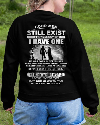 SEPTEMBER - GOOD MEN STILL EXIST - PERFECT GIFT FROM HUSBAND, BOYFRIEND - DTSM09 (SKU2607-180-09)