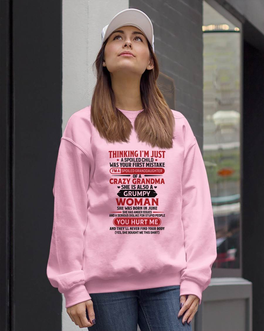 JUNE - TO MY GRANDDAUGHTER - SPOILED GRANDDAUGHTER - GIFT FROM GRANDMA - NTTD06 (SKU10-117-06)