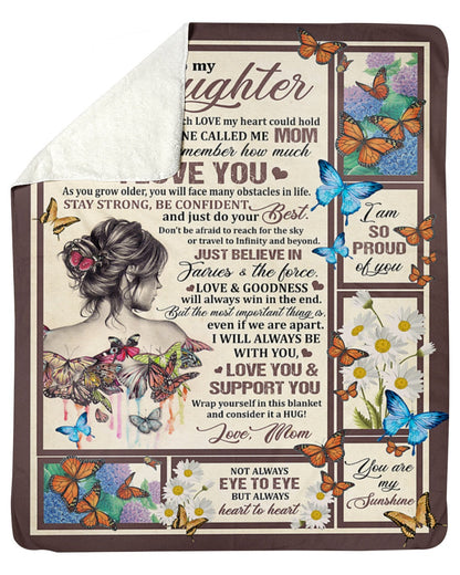 Special blanket for Daughter - From Mom blanket (SKUB10-83)