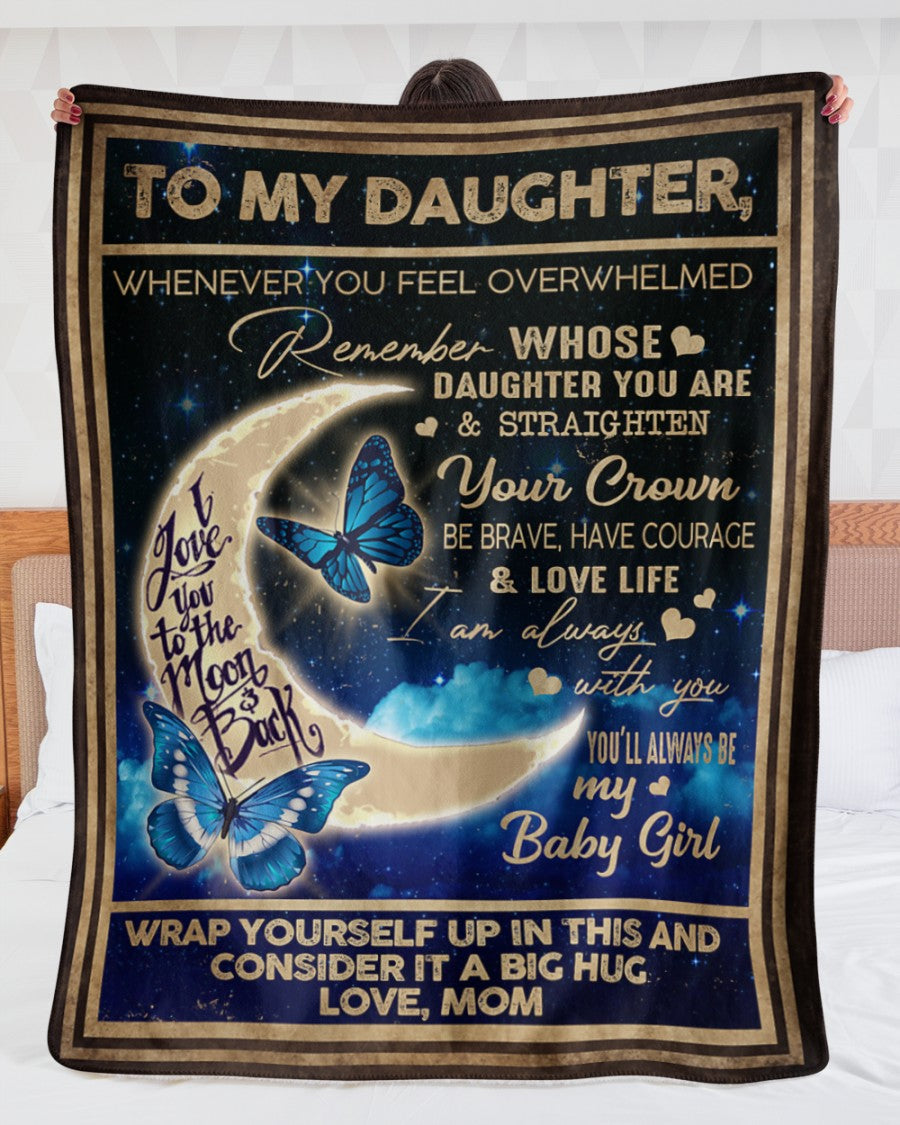 Special Gift For Your Daughter Blanket - From Mom (SKUB09-39)