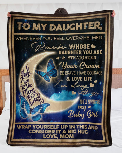 Special Gift For Your Daughter Blanket - From Mom (SKUB09-39)