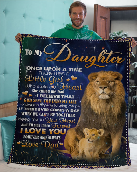 Special blanket for Daughter - From Dad blanket