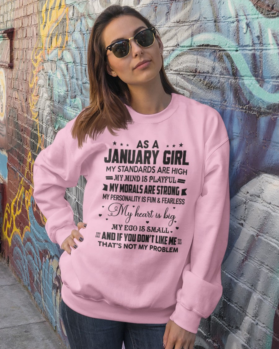 AS A JANUARY GIRL - MY STANDARDS ARE HIGH - DTSM01 (SKU05-64-01)