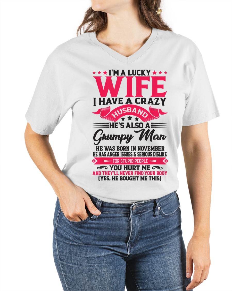 NOVEMBER - TO MY WIFE - I'M A LUCKY WIFE - GIFT FROM HUSBAND - DTSM11 (SKU10-136-11)