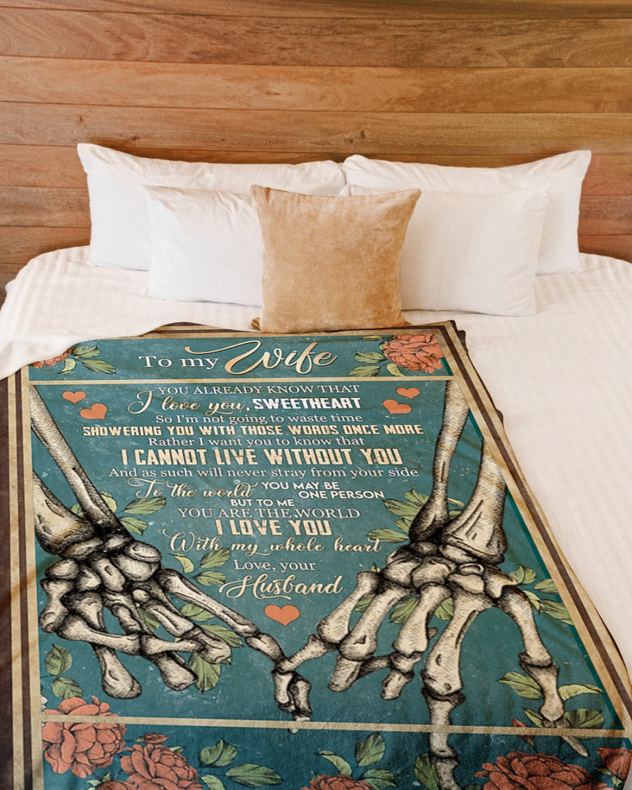 Special Blanket For Wife From Husband