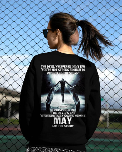 May - The Devil Whispered In My Ear - T-Shirt For Woman - DTSM05 (SKU-CHAUU-05)