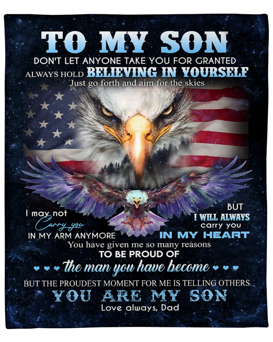 Special gift for Son Blanket From Dad