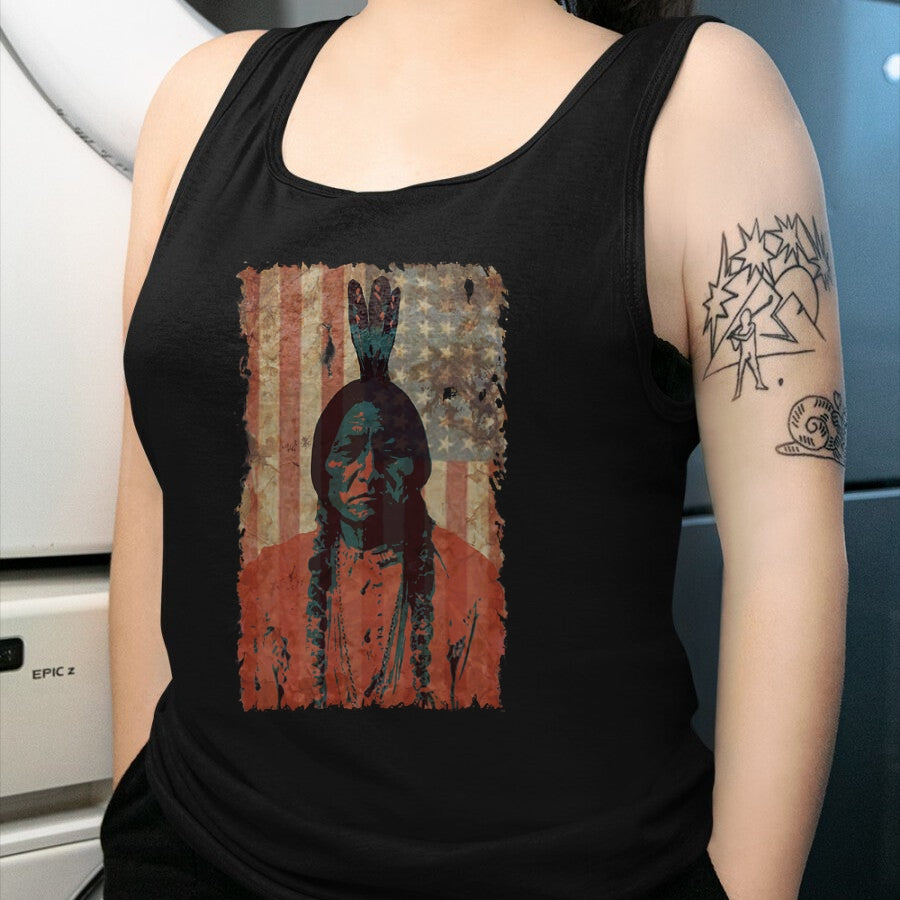 Native American T-Shirts, Vintage Native American Unisex T-Shirt/Hoodie/Sweatshirt HLT00 - Native American Vintage T-Shirt (1)