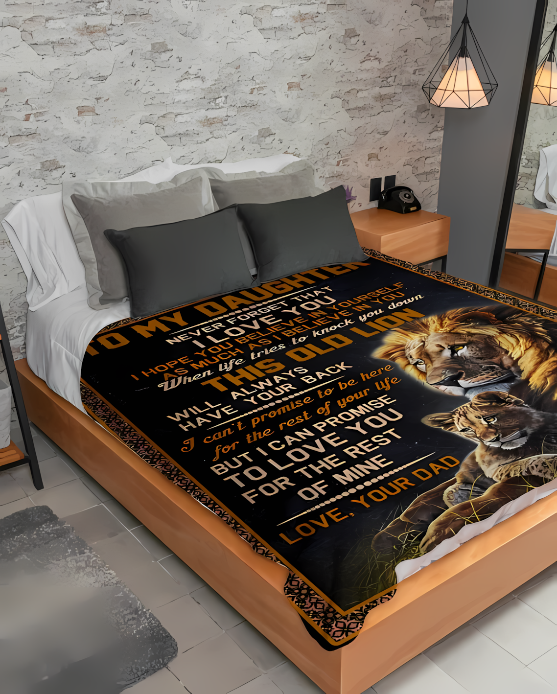 Special Gift For Your Daughter Blanket - From Dad (SKUB12-106)