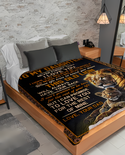 Special Gift For Your Daughter Blanket - From Dad (SKUB12-106)