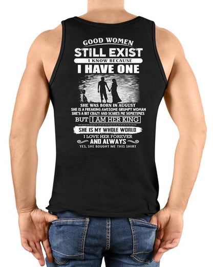 AUGUST - GOOD WOMEN STILL EXIST - PERFECT GIFT FROM WIFE, GIRLFRIEND - DTSM08 (SKU2604-293-08)