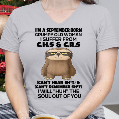 September - Grumpy Old Woman - Birrthday Gift For Women - DTSM09 (SKU09-21-09)