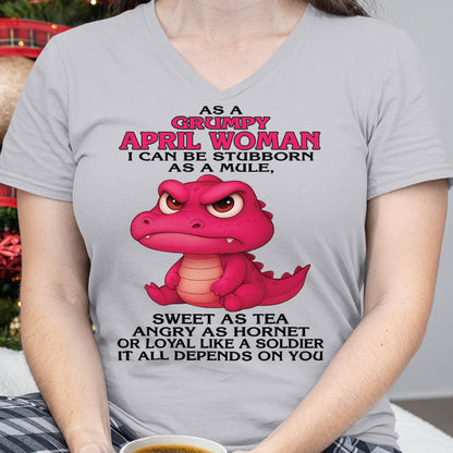 April - Grumpy Old Woman - Perfect Gift For Women - DTSM04 (SKU09-31-04)