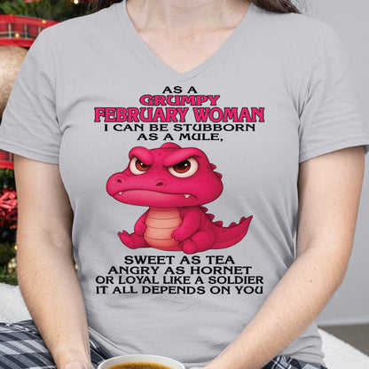 February - Grumpy Old Woman - Perfect Gift For Women - DTSM02 (SKU09-31-02)