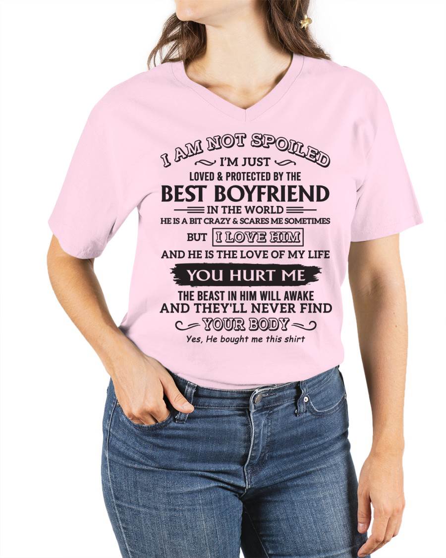 Loved & Protected by Best Boyfriend - Perfect Gift for Your GirlFriend - DTSM00 (SKU08-16-00)