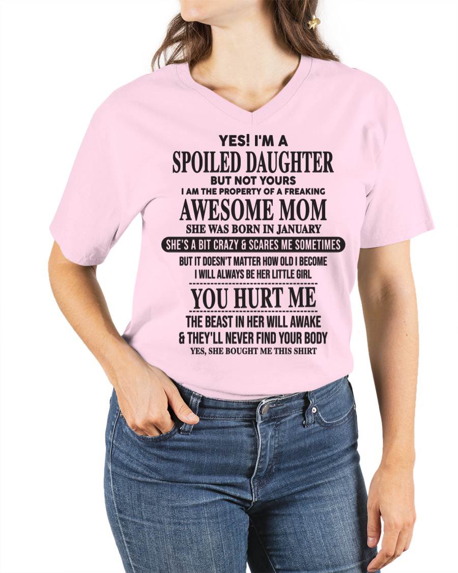 Spiled Daughter Of Mom - Perfect Gift For Your Daughter From Mom - DTSM01 (SKU07-159-01)